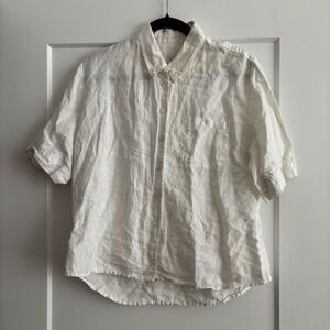Linen white  shirt